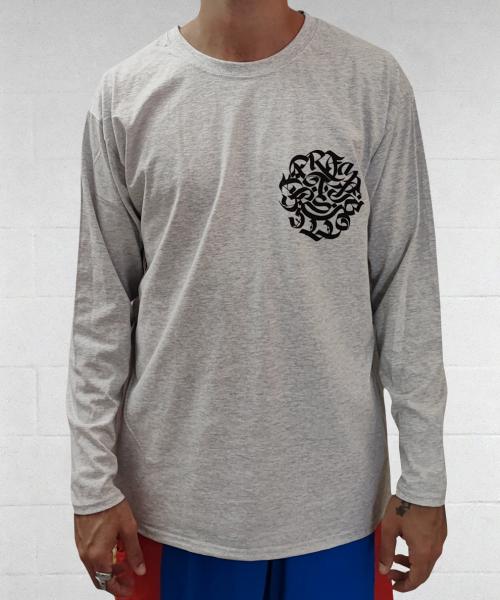 Sport Grey Longsleeve T-Shirt Black Bpsl